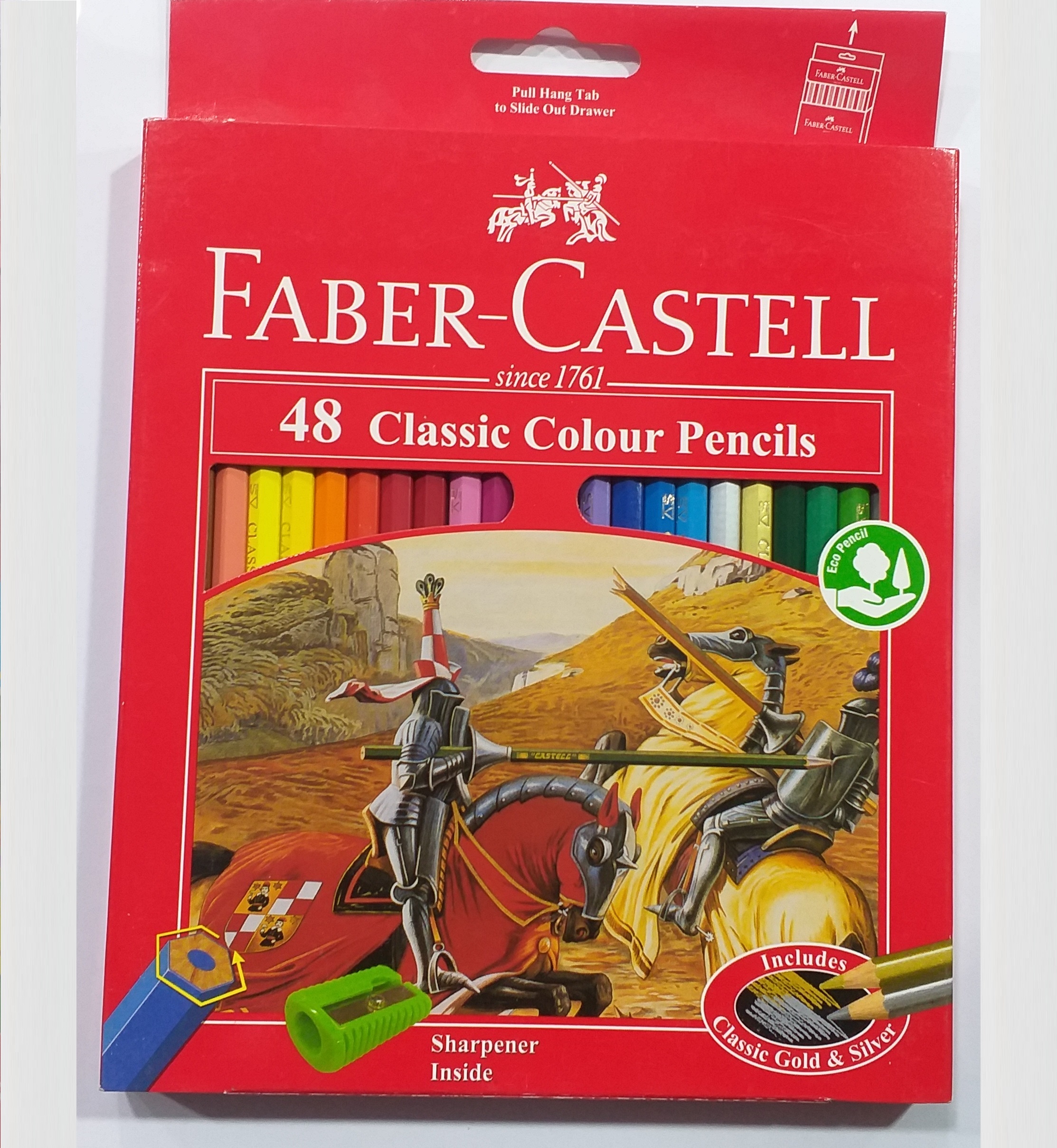 مداد رنگی 48 رنگfabercastell